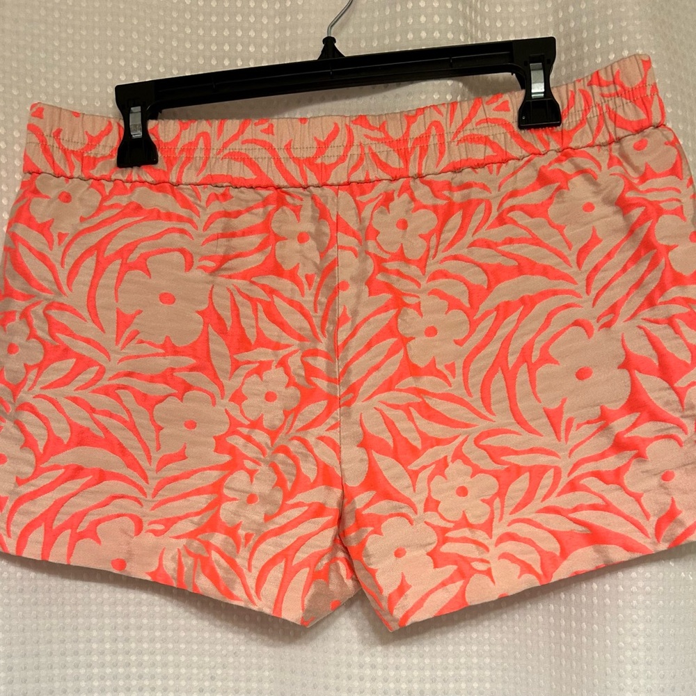 J. Crew Pink Floral Leaf Print Women’s Shorts